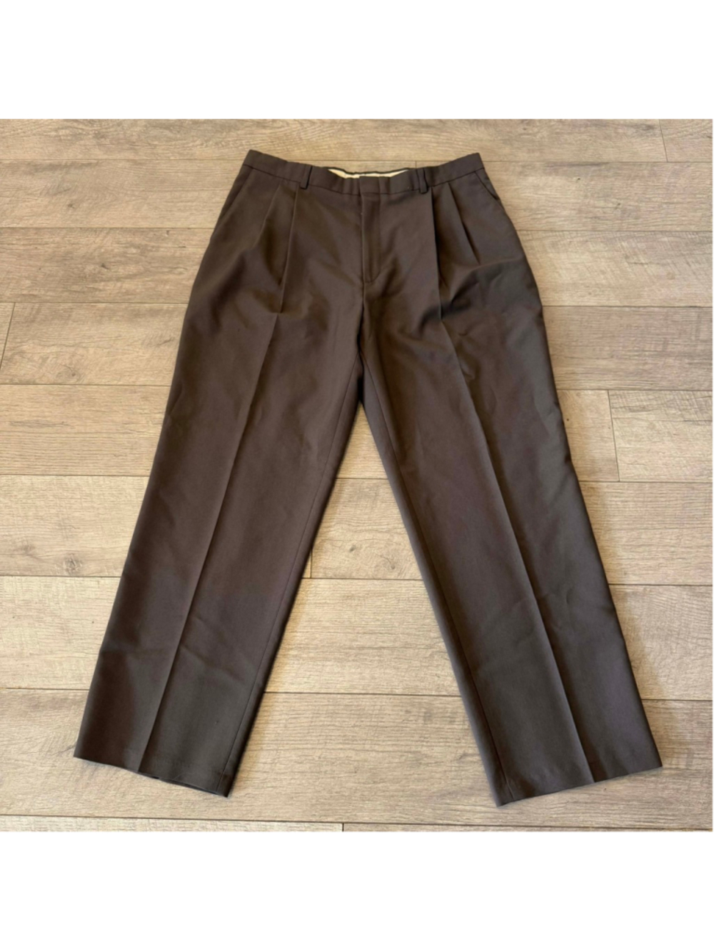 Men's Levi's Travelers Brown Pleated Trousers One size